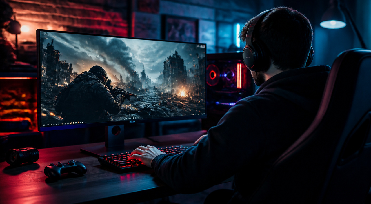 Gaming scene for Gaming articles